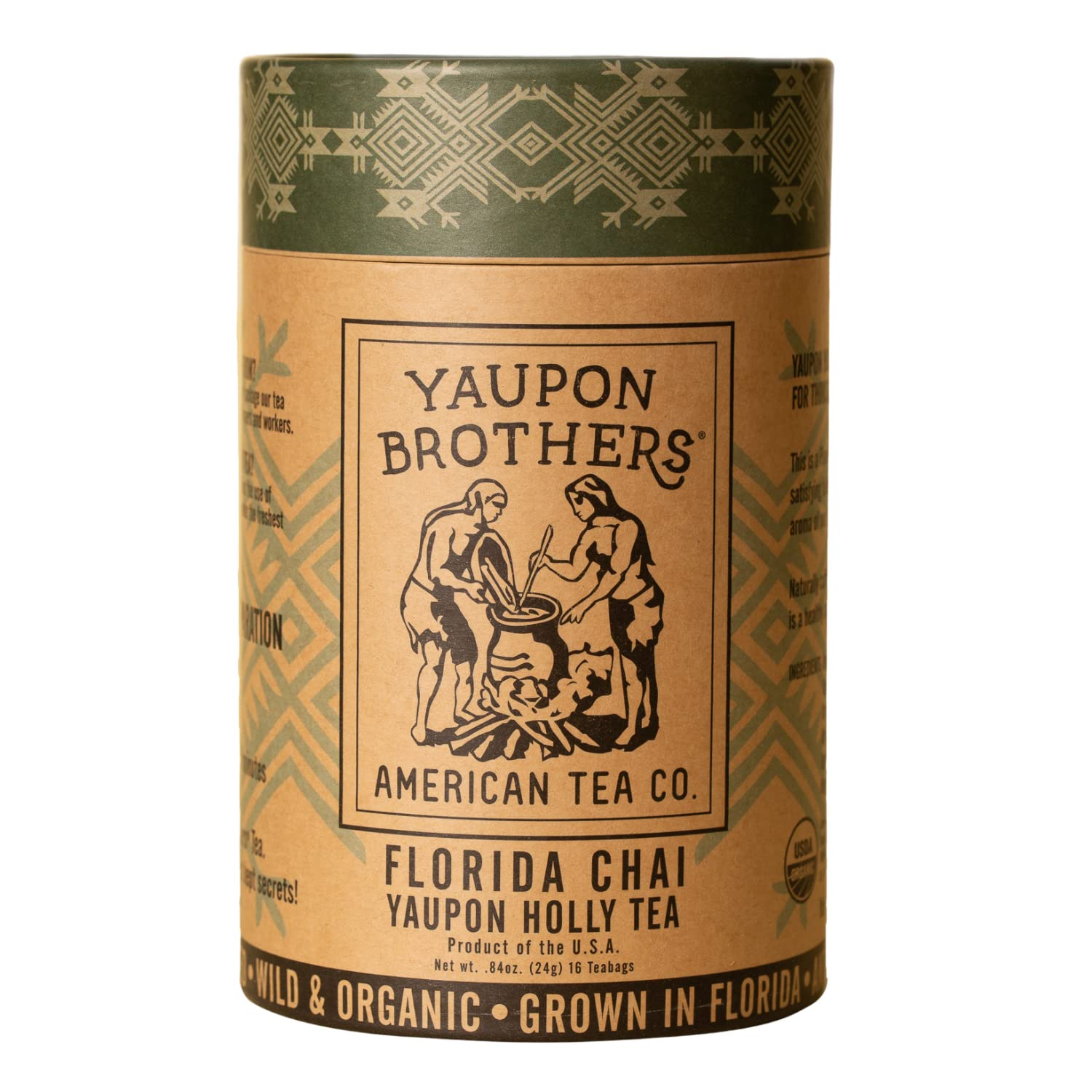 Yaupon Brothers Chai Yaupon Tea – 16 Eco-Friendly Yaupon Chai Tea Bags Crafted f