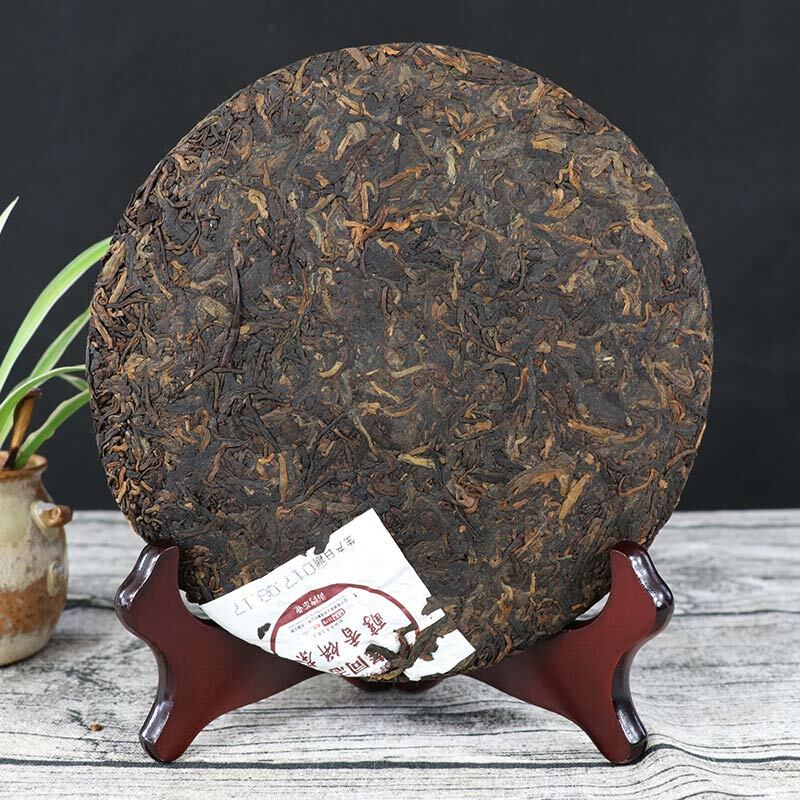 HelloYoung Ripe Puer Tea 357g Chun Xiang Cake Batch 171 Top-grade Pu Er