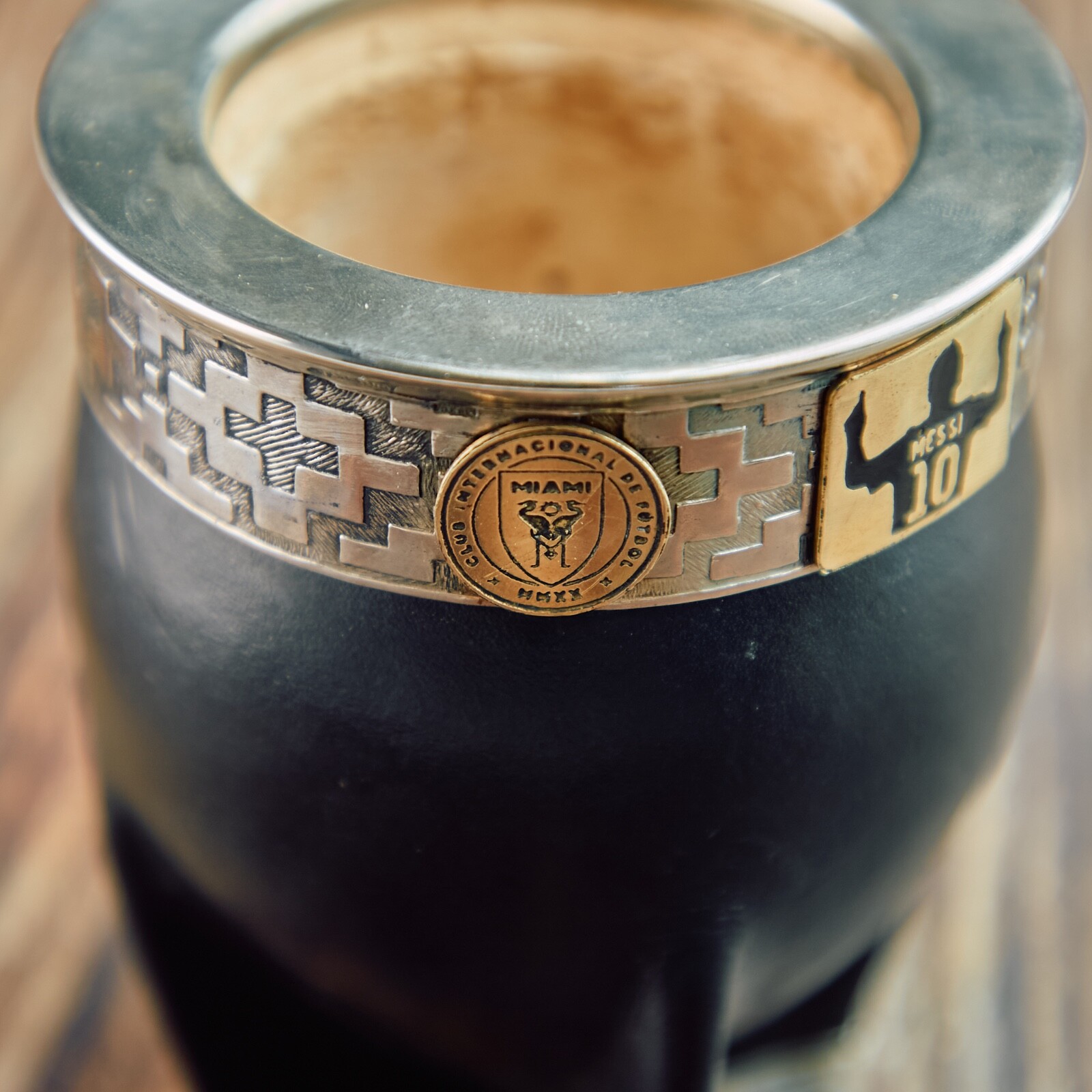 Taza/Mate Imperial Gourd INTER MIAMI MESSI High Quality + Straw