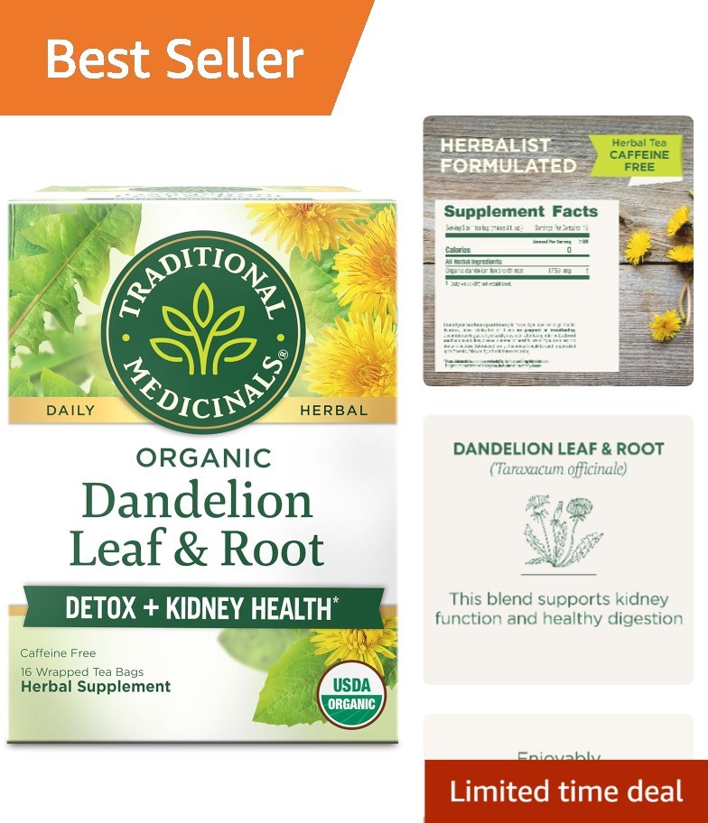 Non-GMO Organic Dandelion Tea Supports Detox and Digestion