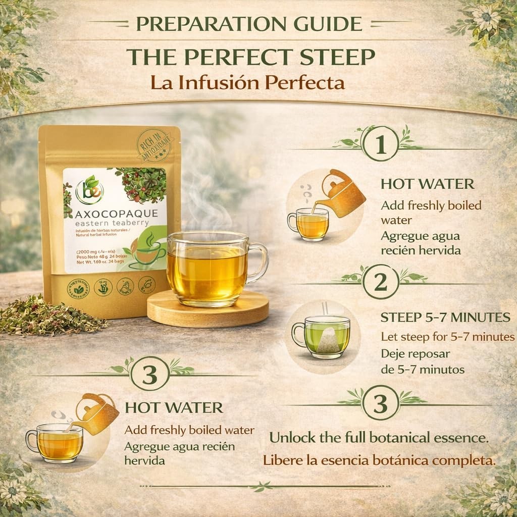 Axocopaque Mexican Herbal Tea – 24 – by BEXPERTSUSA