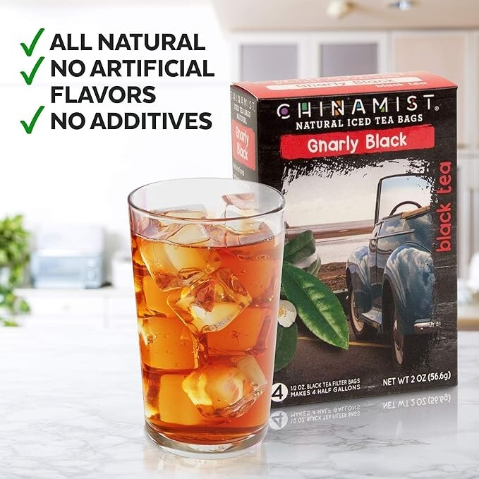 China Mist – Gnarly Black Tea Infusion, 1/2oz Filter Bags (2 PACK)