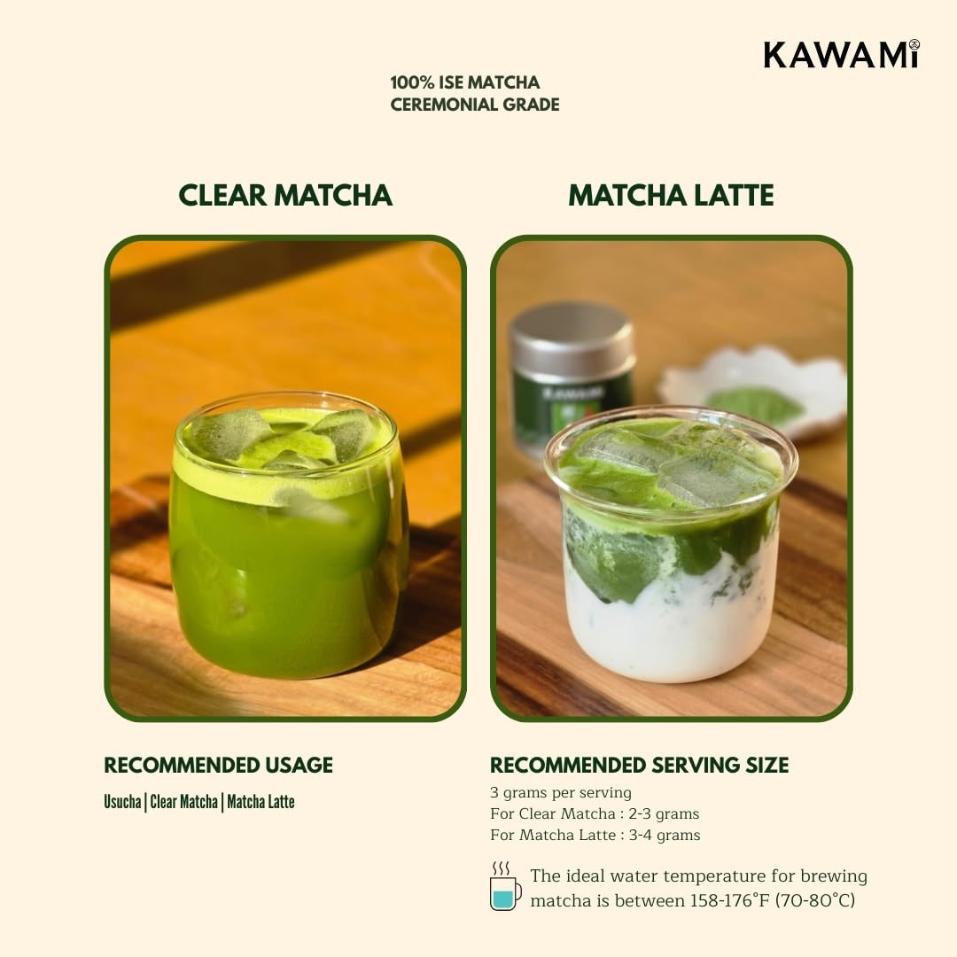 100% Japanese Ise Matcha Ceremonial Grade – (30g/1.06oz)