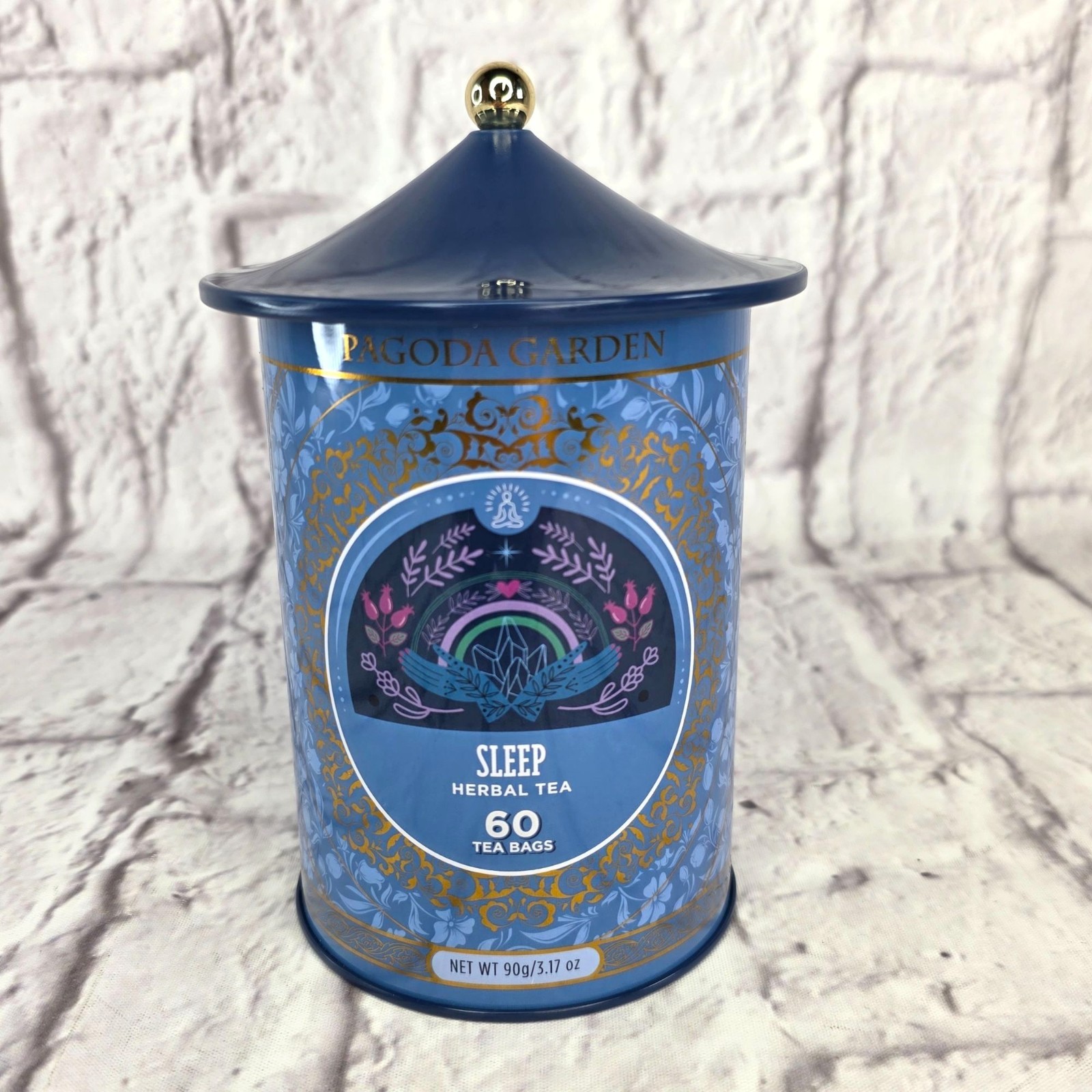 Pagoda Garden Sleep Herbal Tea 60 Bags Caffeine-Free Peppermint Fennel Chamomile