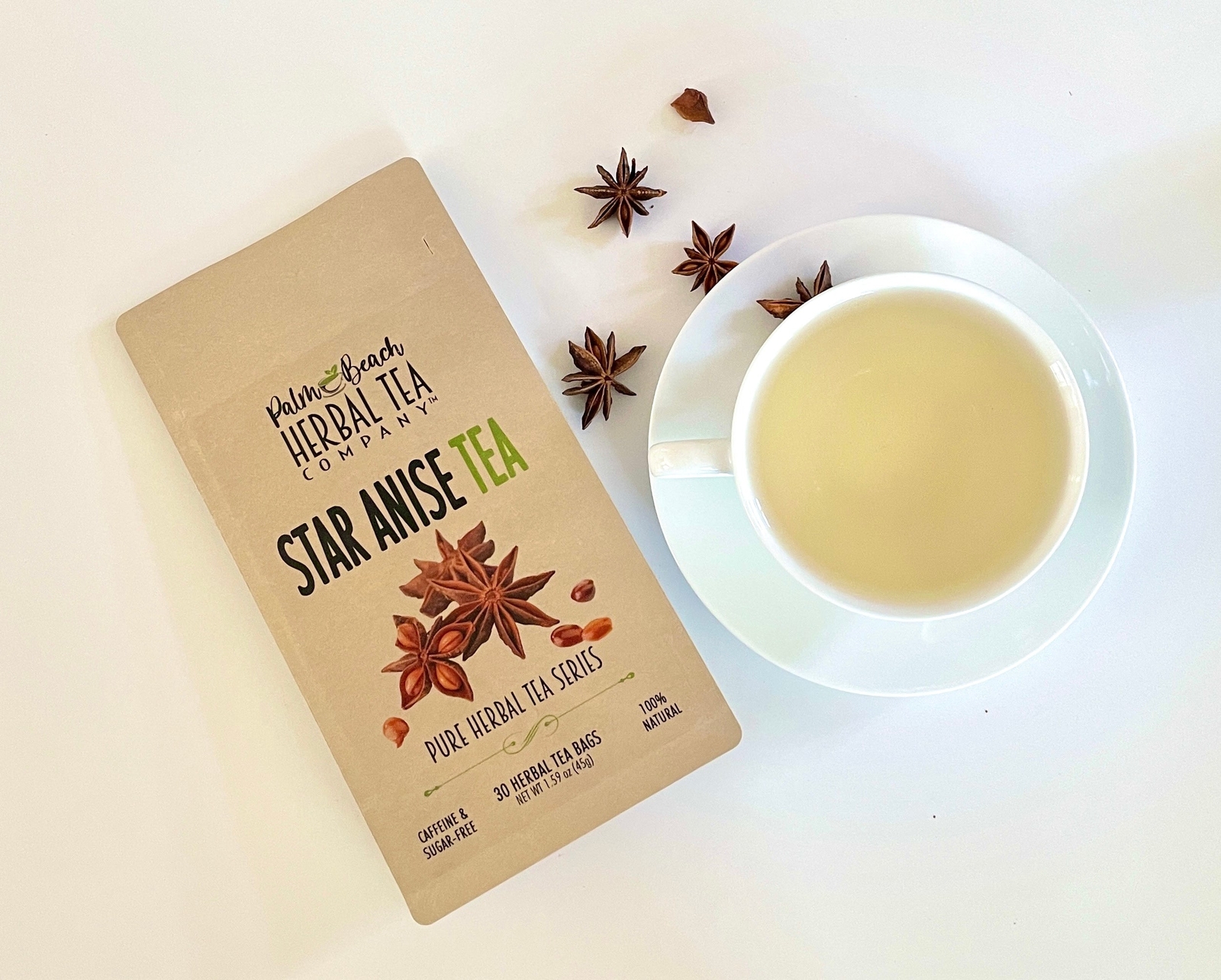 Star Anise Tea by Palm Beach Herbals | 30ct, Caffeine-Free