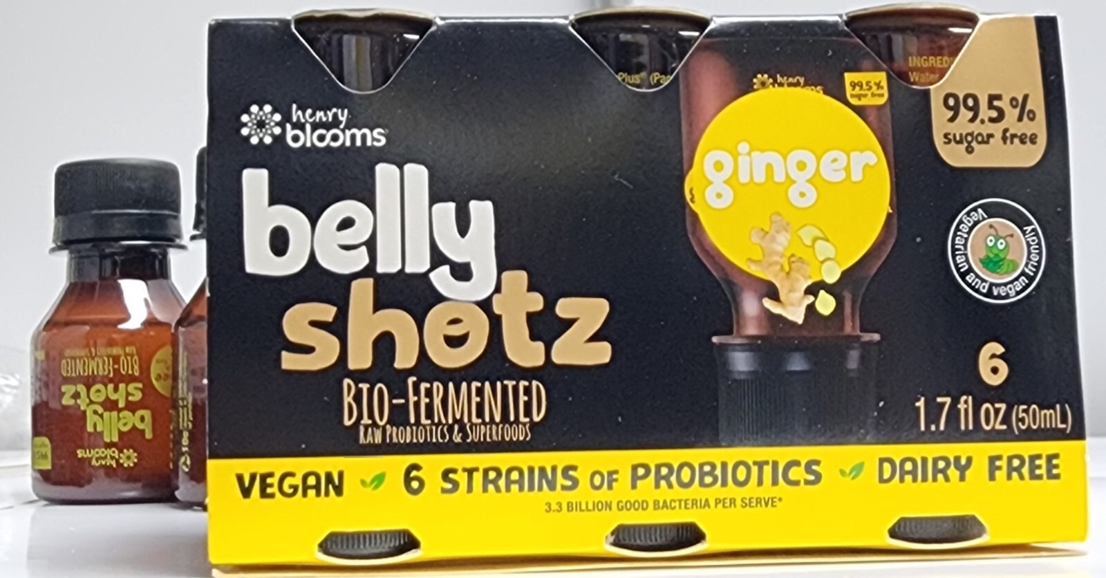Belly Shotz Bio-Fermented Lychee With Green Tea (6 pcs) Exp: 27/06/2025
