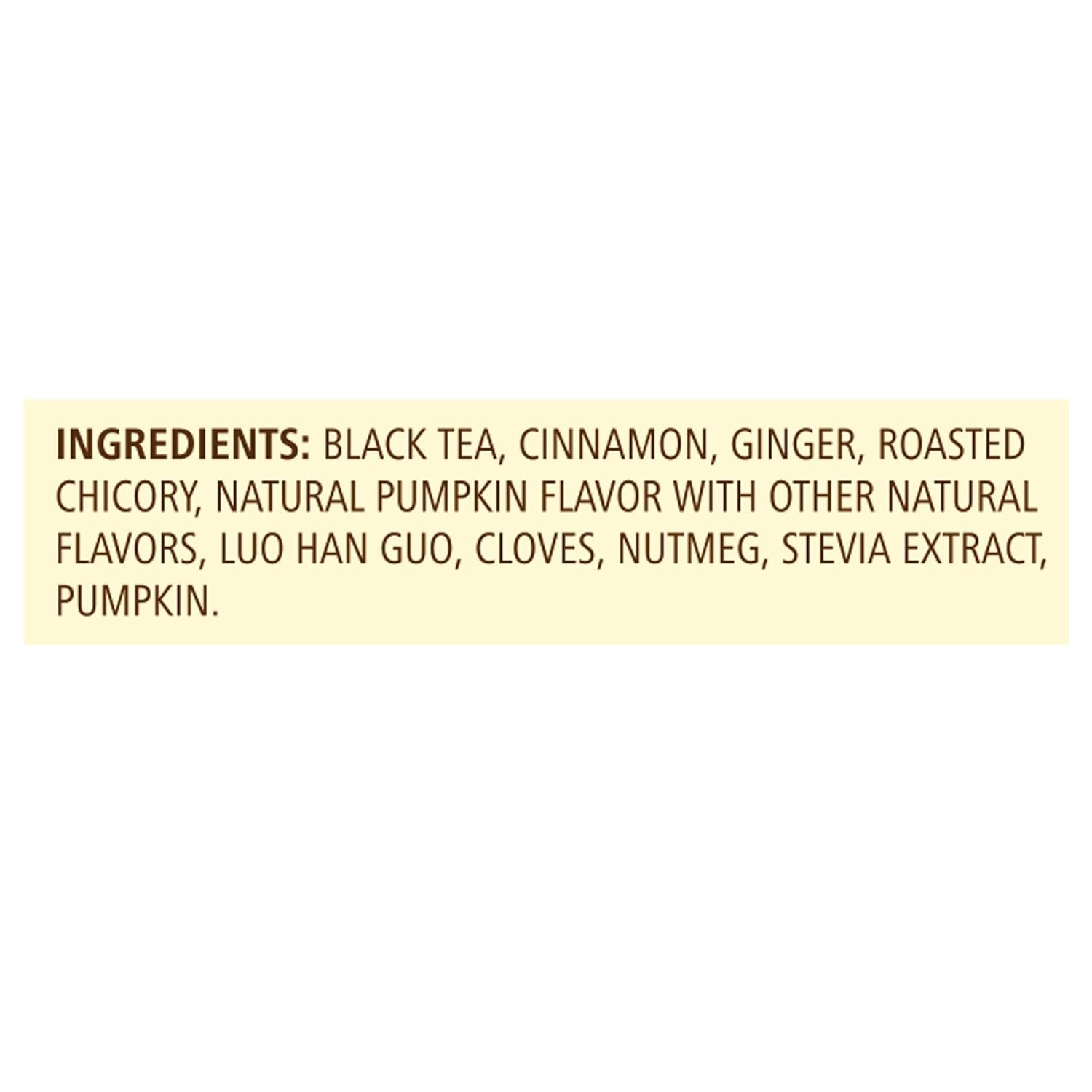 18 Count Sweet Harvest Pumpkin Tea Bags – Gluten-Free, No Artificial Flavors