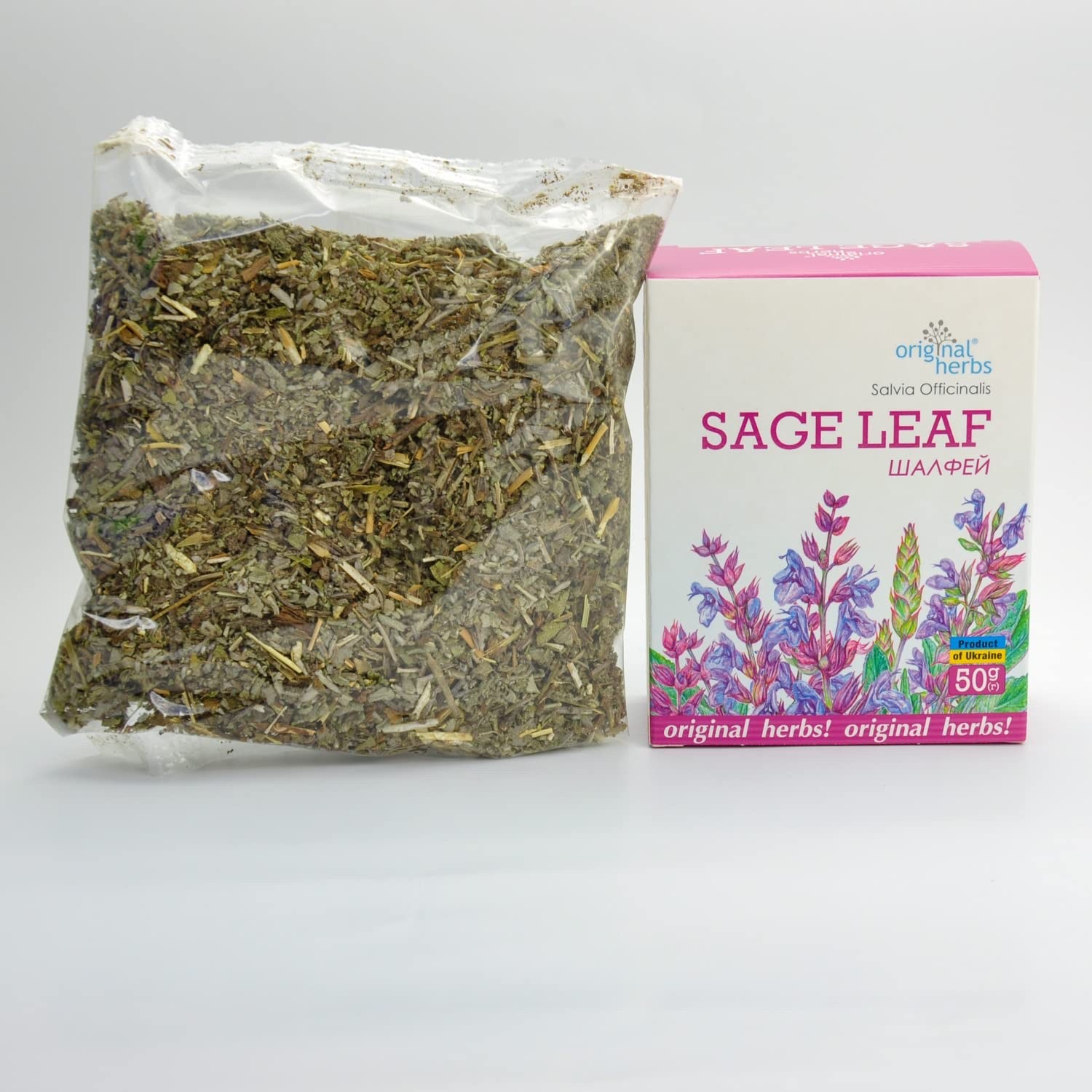 Sage Leaf Tea ( Шалфей) – 50g (1.76oz) | Loose Leaf, Original Herbs