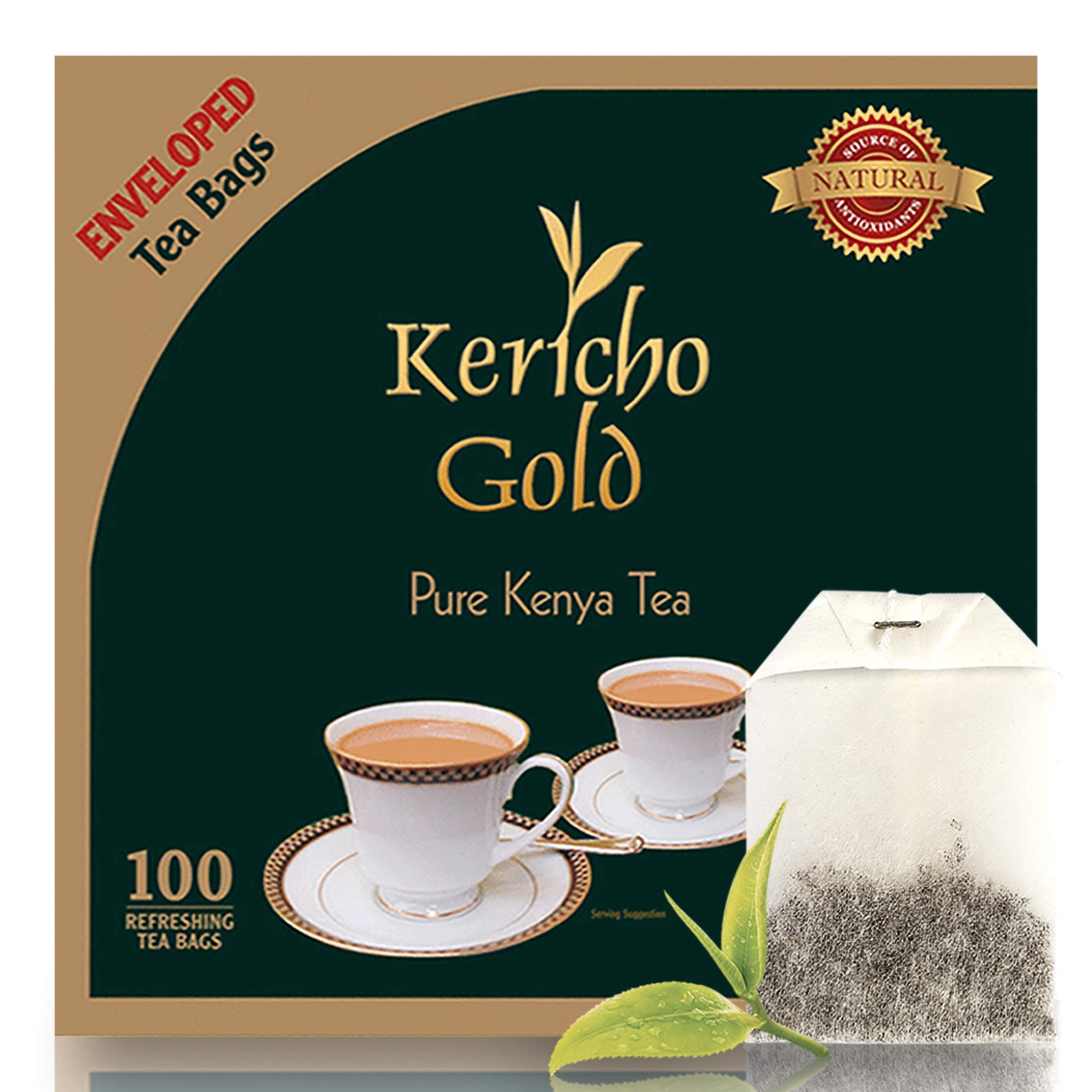 Black Tea – Orange Pekoe Tea – Kenya Origin – Unique Flavor -100 Envelopes Te…