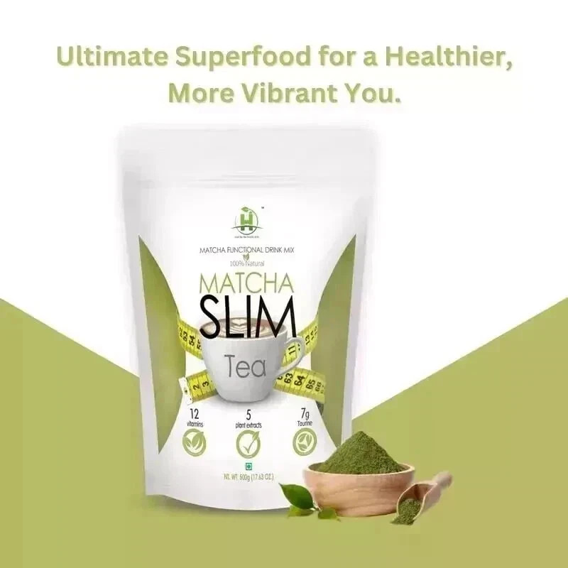Matcha Slim Green Tea Weight Management High In Antioxidants Detoxifying (50gm)