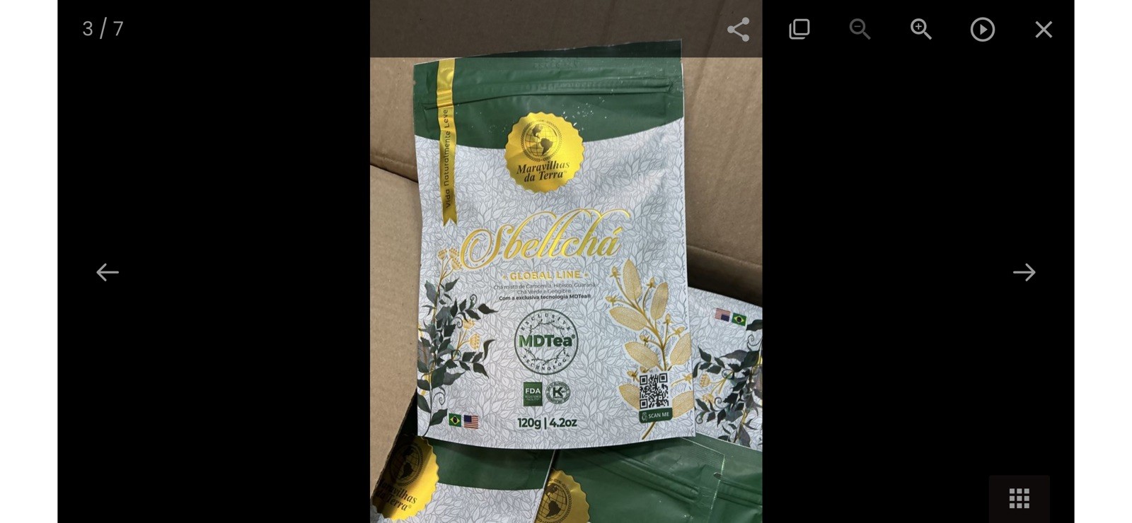 SBELTCHA (50Pack) Global Line Chamomile, Hibiscus, Guarana MDTea 4.2 oz BB 08/26