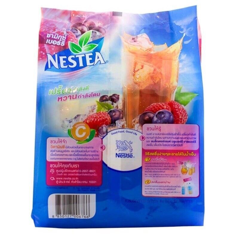 NESTEA Instant Mixed Berries Tea Mixes High Vitamin C 225g (12.5g x 18 sachets)