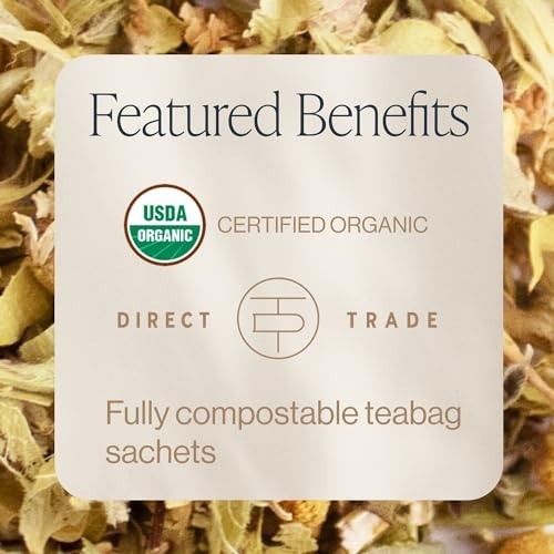 Rishi Greek Mountain Tea Organic Herbal Caffeine Free 15 Sachets