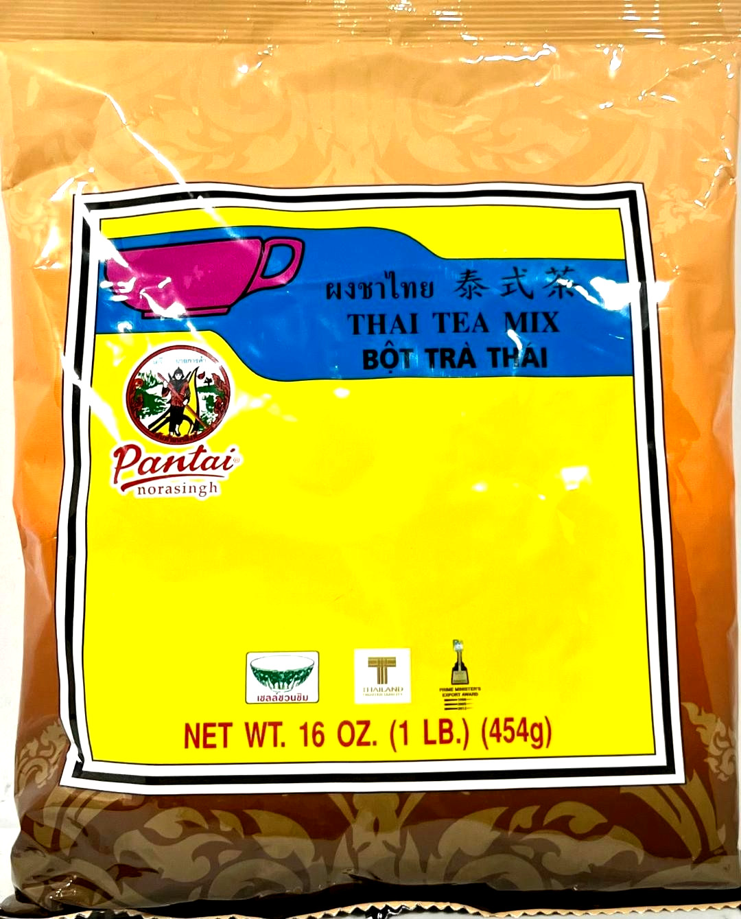 Pantai Thai Tea Leaves Mix ( Pantai ) Thai Iced Tea 16 oz ~ Exp Nov 2024