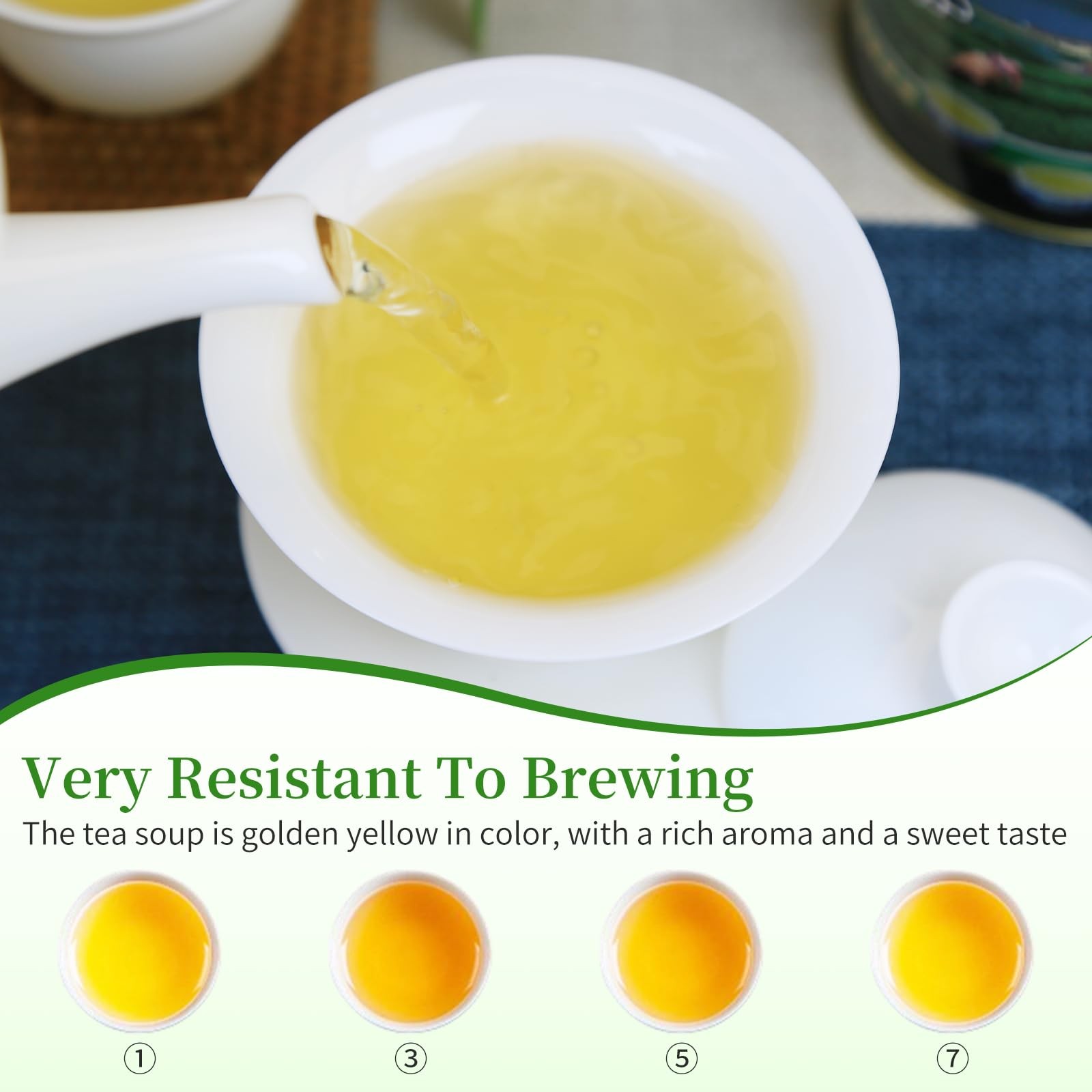 Dongding Oolong Tea Loose Leaf Taiwan Tea High Mountain Oolong Taiwan Dong Di…