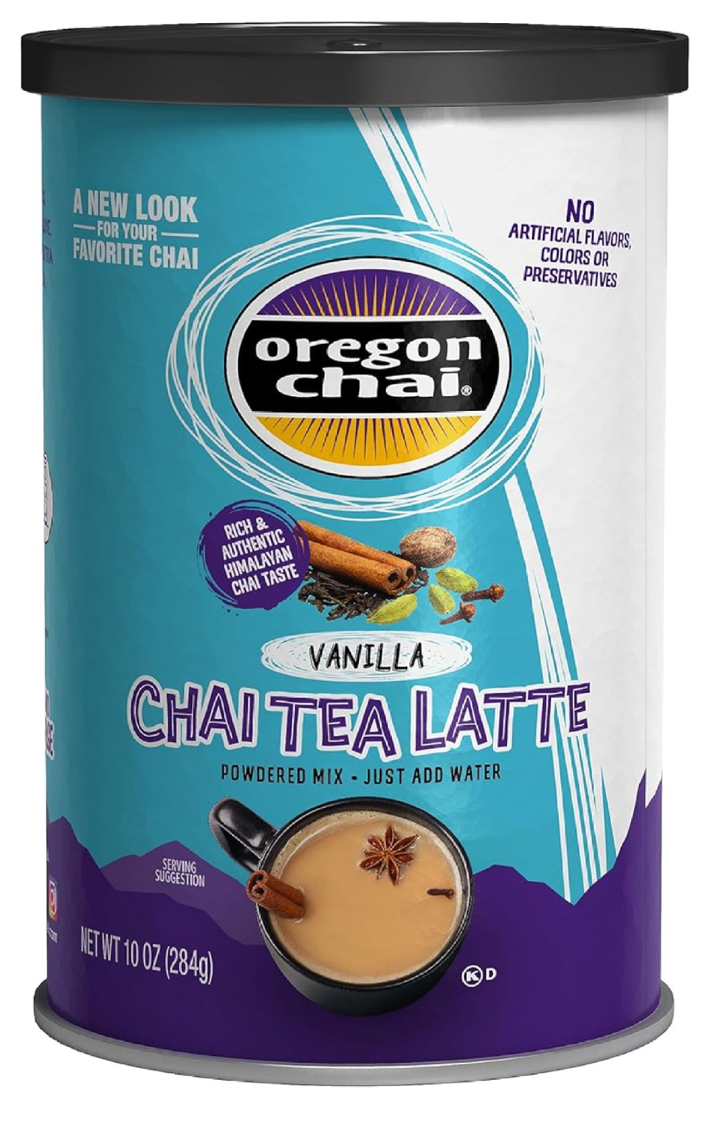Oregon Chai Vanilla Chai Tea Latte Mix, 10 Ounces (Pack of 1)