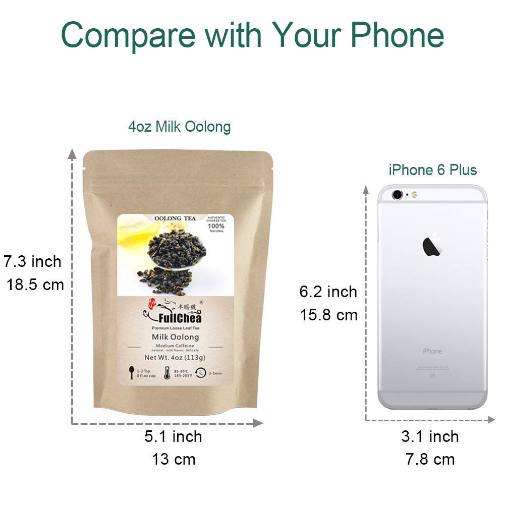 Milk Oolong Tea – Loose Leaf – Taiwan High Mountain Jin Xuan – Naturally Milky &