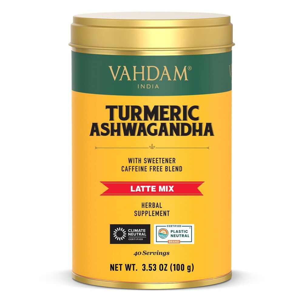 Golden Milk Recovery & Nourishing Latte Mix – Ashwagandha with Turmeric Curc…