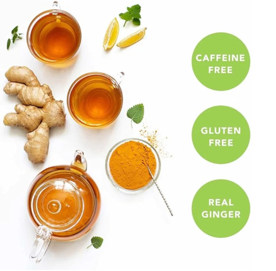 Prince of Peace Instant Ginger Honey Crystals with Turmeric (25 Sachets)