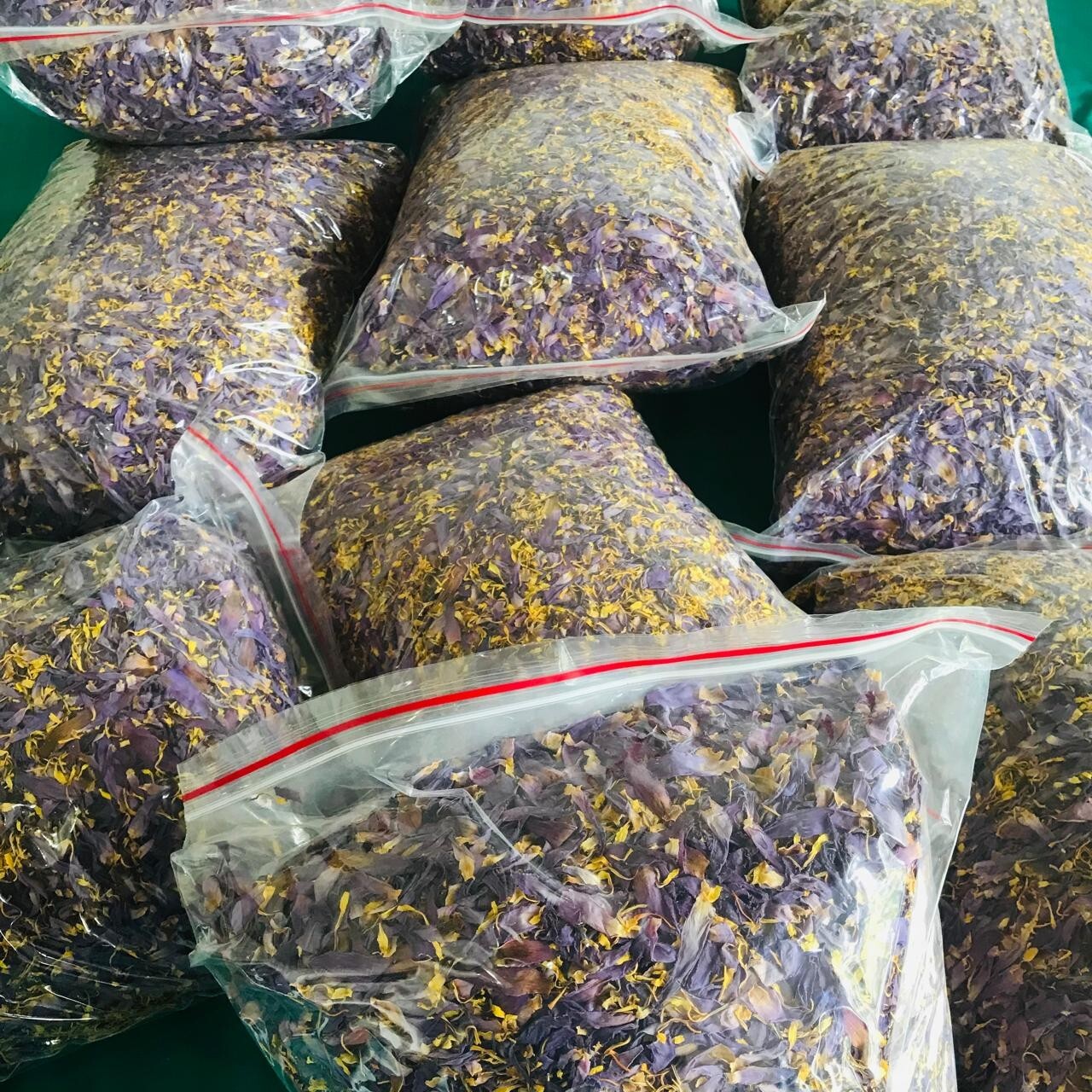 Blue Lotus Petal Stamens Natural Nymphaea Caerulea Flowers Egyptian Organic Tea