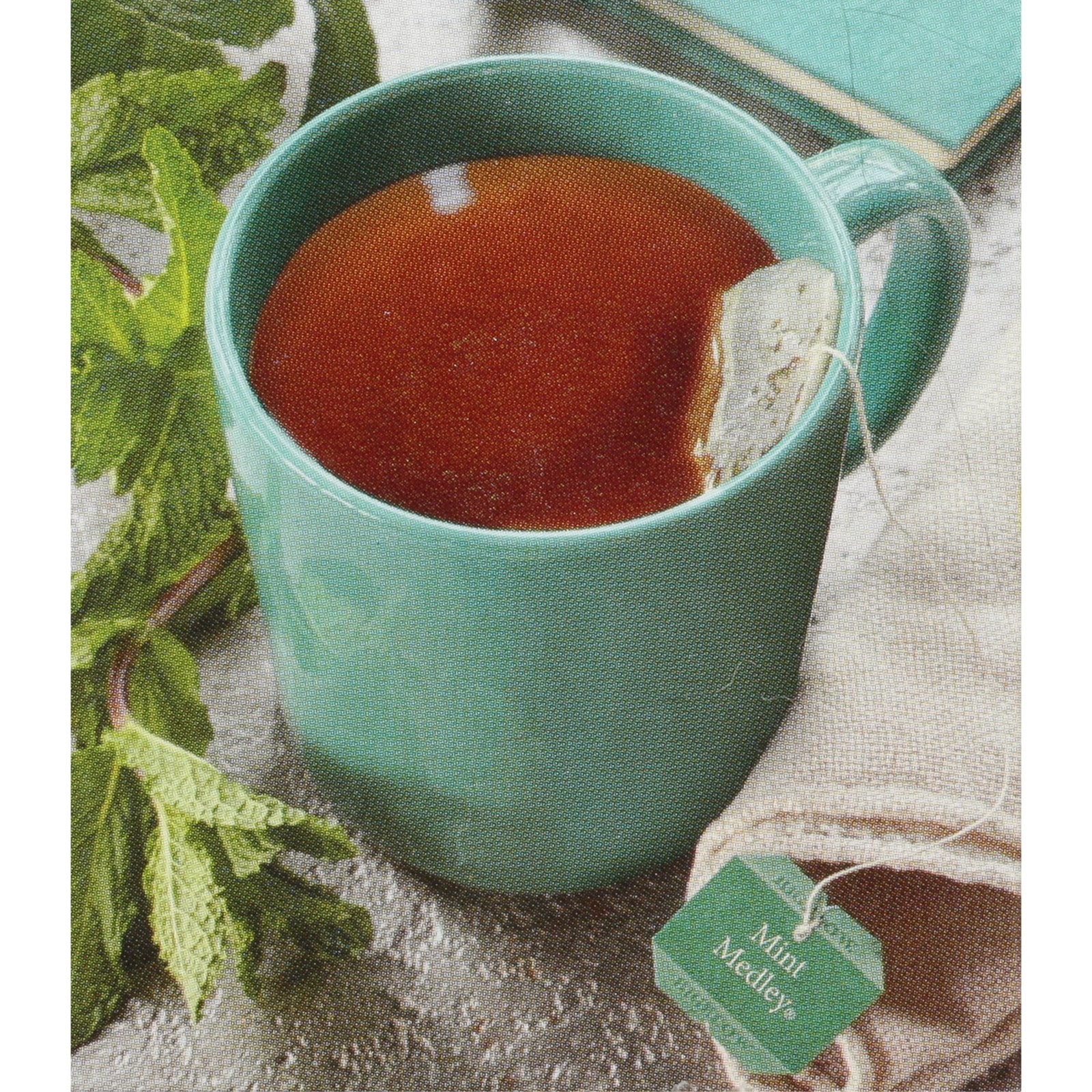 Mint Medley Herbal Tea Bags, Caffeine Free, 20 Count Box, Pack of 6