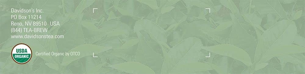 Davidson’s Organic Spiced Raspberry Tea 100 Count Herbal Black Tea Bags