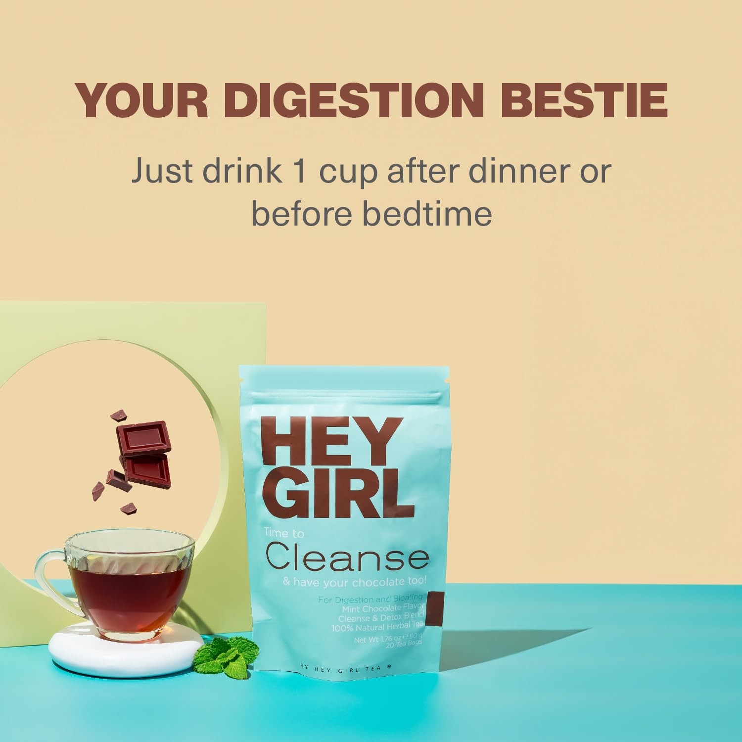 Hey Girl Detox Tea for an Effective Body Cleanse | Colon Cleansing Herbal Lax…