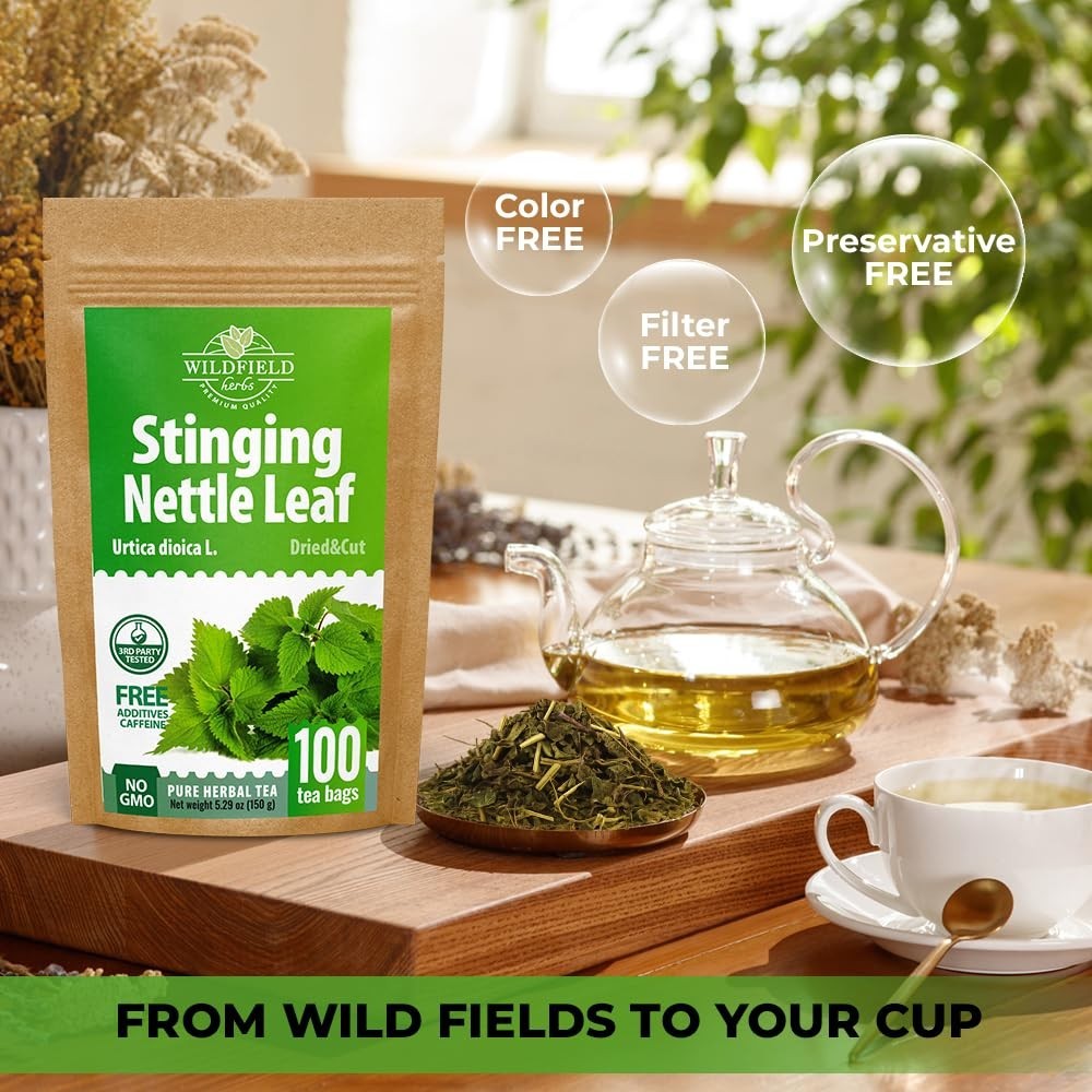 Urtica Dioica Nettle Leaf Tea Bags – 100 Count