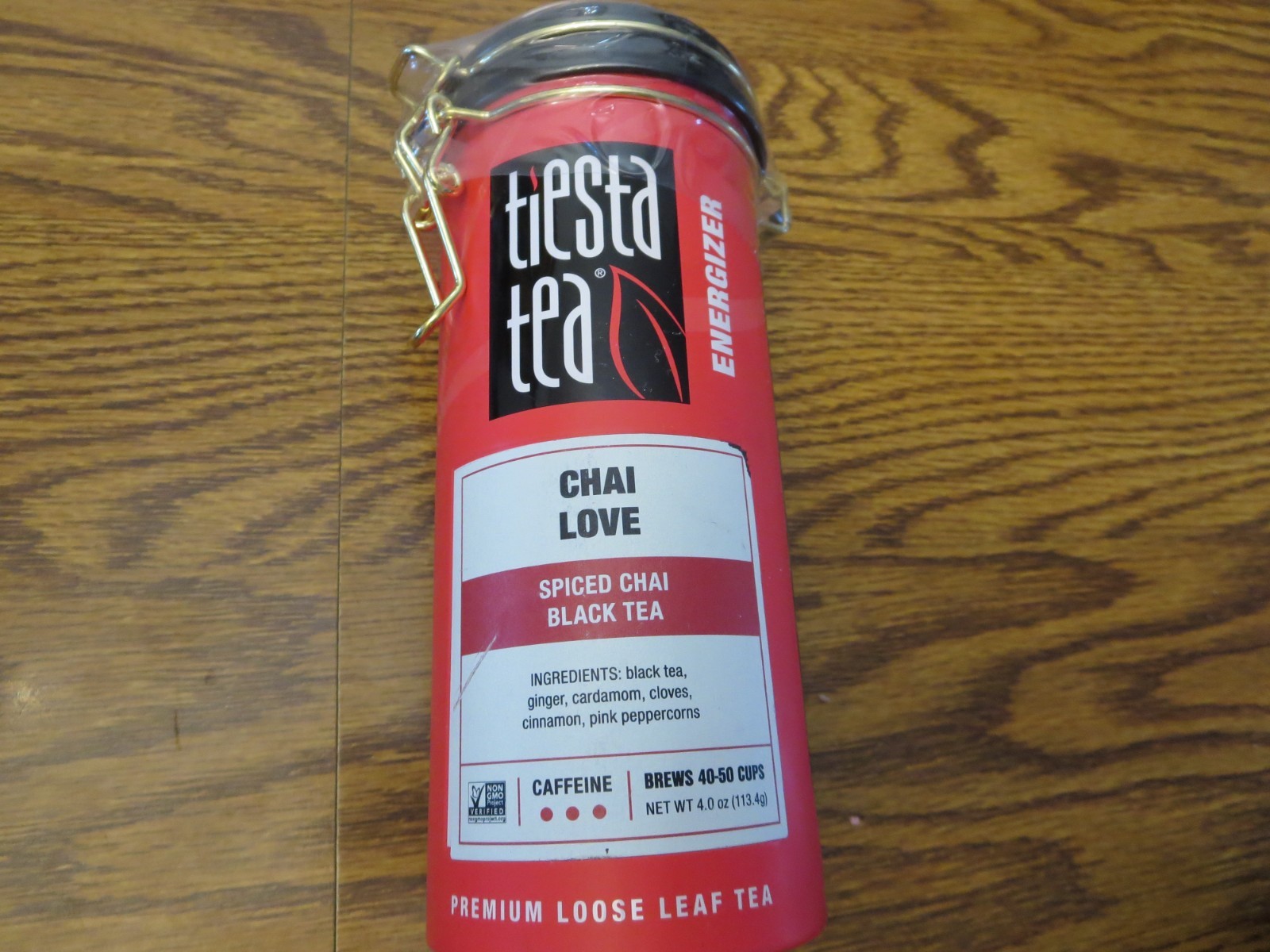 1 Tiesta Tea Chai Love 4oz Spiced Chai Black Loose Leaf Energizer EXP 2/2028