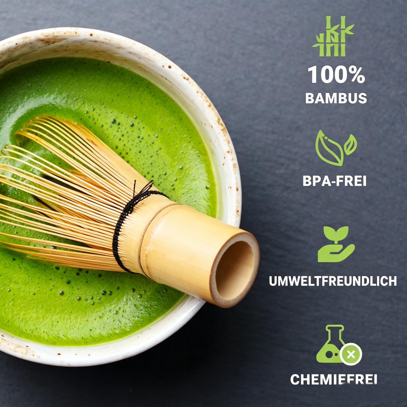Bamboo Matcha Whisk 80/100/120 Prong, Traditional Japanese Chasen Matcha Stirrer