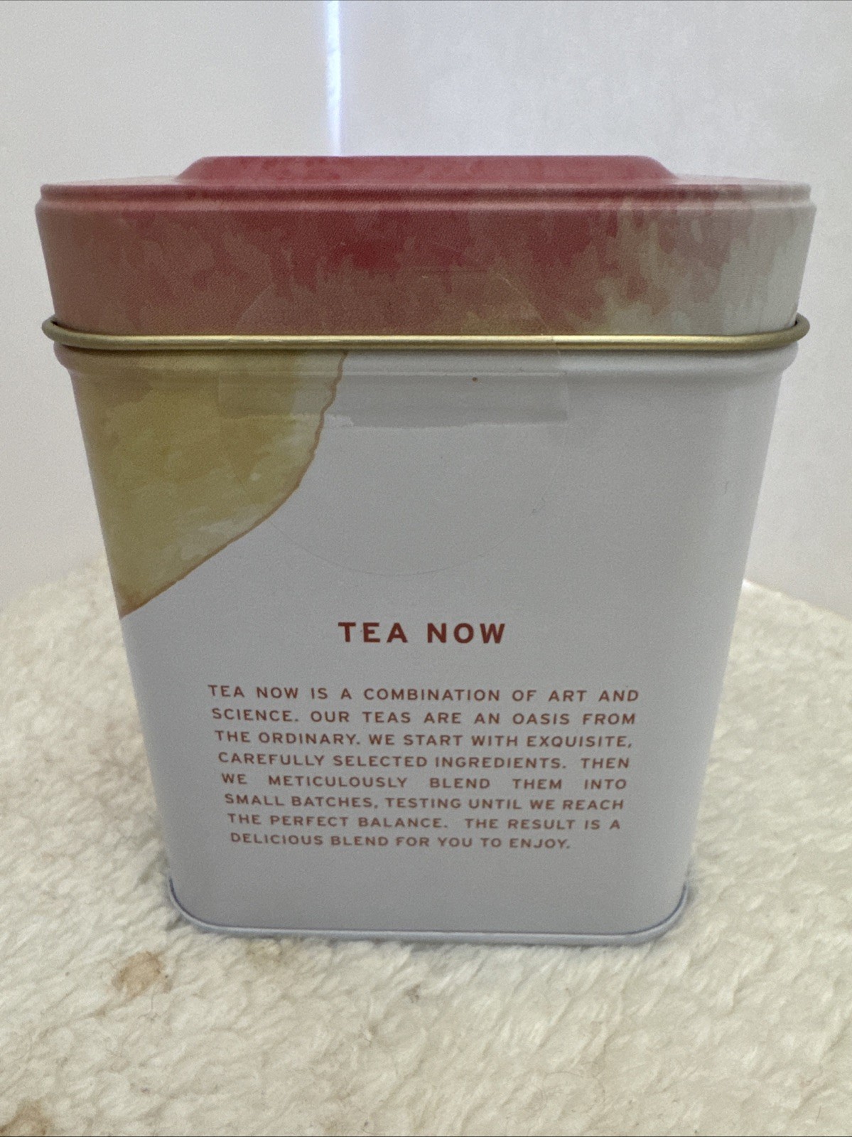 Tin 50 Tea Pcs Green Te With Peach Mango Flavor Package