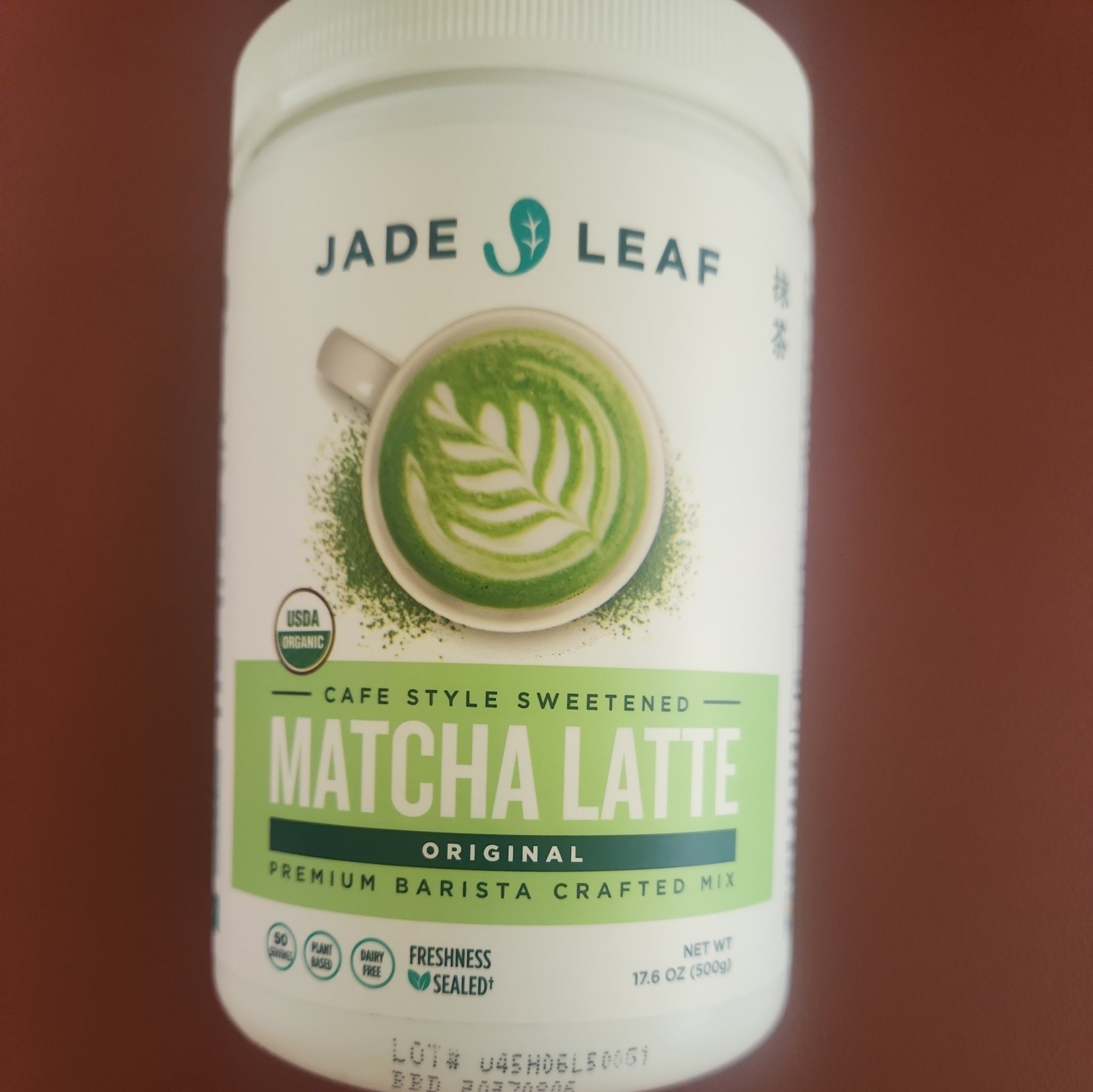 Jade Leaf Organic Matcha Latte Mix, Original, Dairy-Free Matcha Green Tea Powder