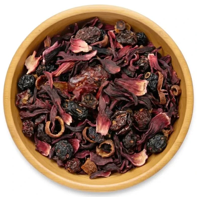 Crimson Berry Tea Herbal Fruit Blend – Hibiscus Berry Tea Hot or Iced – 1lb-5lb