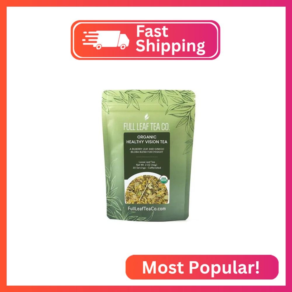 Organic Vision Loose Leaf Tea – 2oz Bag (Approx. 30 Servings) | Full Leaf Tea Co