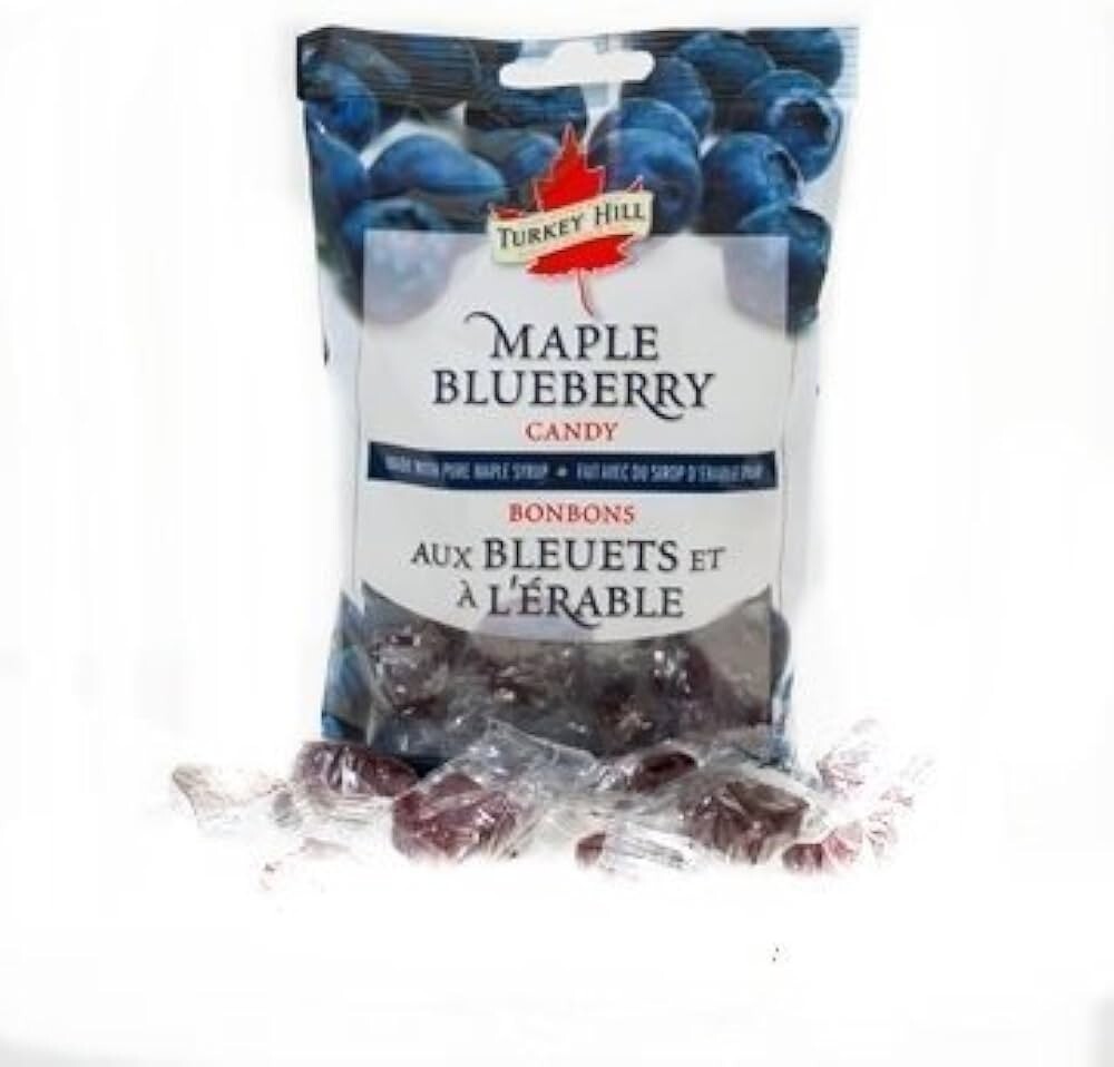 Turkey Hill Sugarbush Pure Canadian Maple Blueberry Candies 3 bags