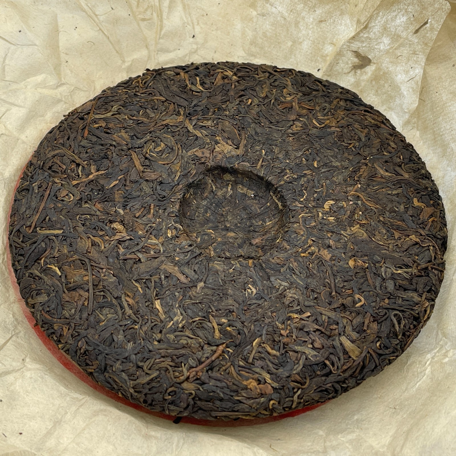 2003 Dahongyin Raw Pu-erh Tea Cake, 357g, Customized by China Tea Brand