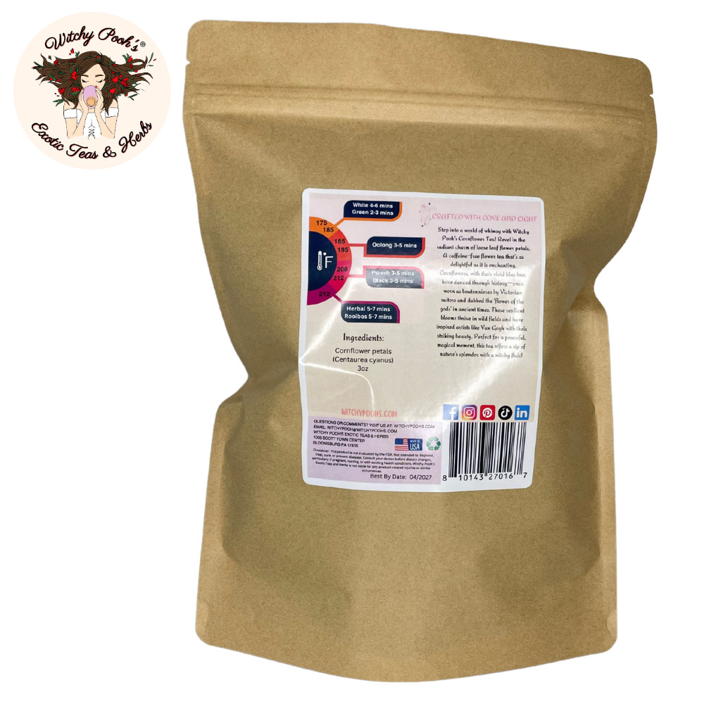 Cornflower Petals, Herbal Loose Leaf Tea, Cooking Herb, Desert Ideas