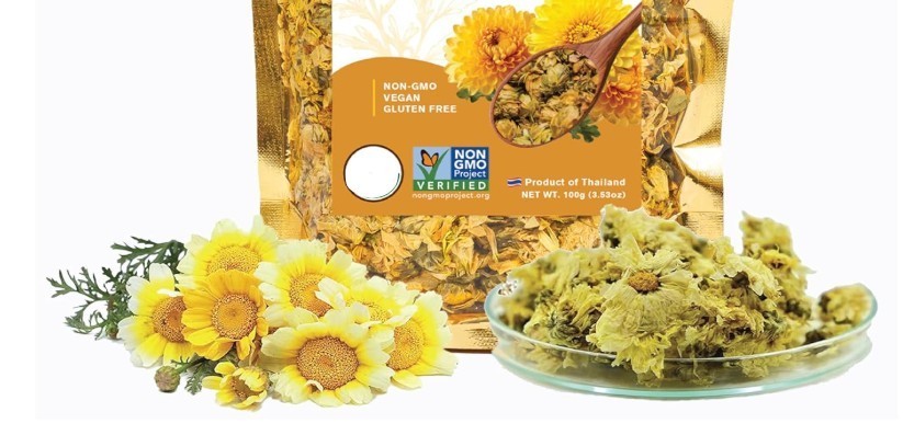 Wah Tak Dried Wild Chrysanthemum Flowers Herb Tea for Better Sleep