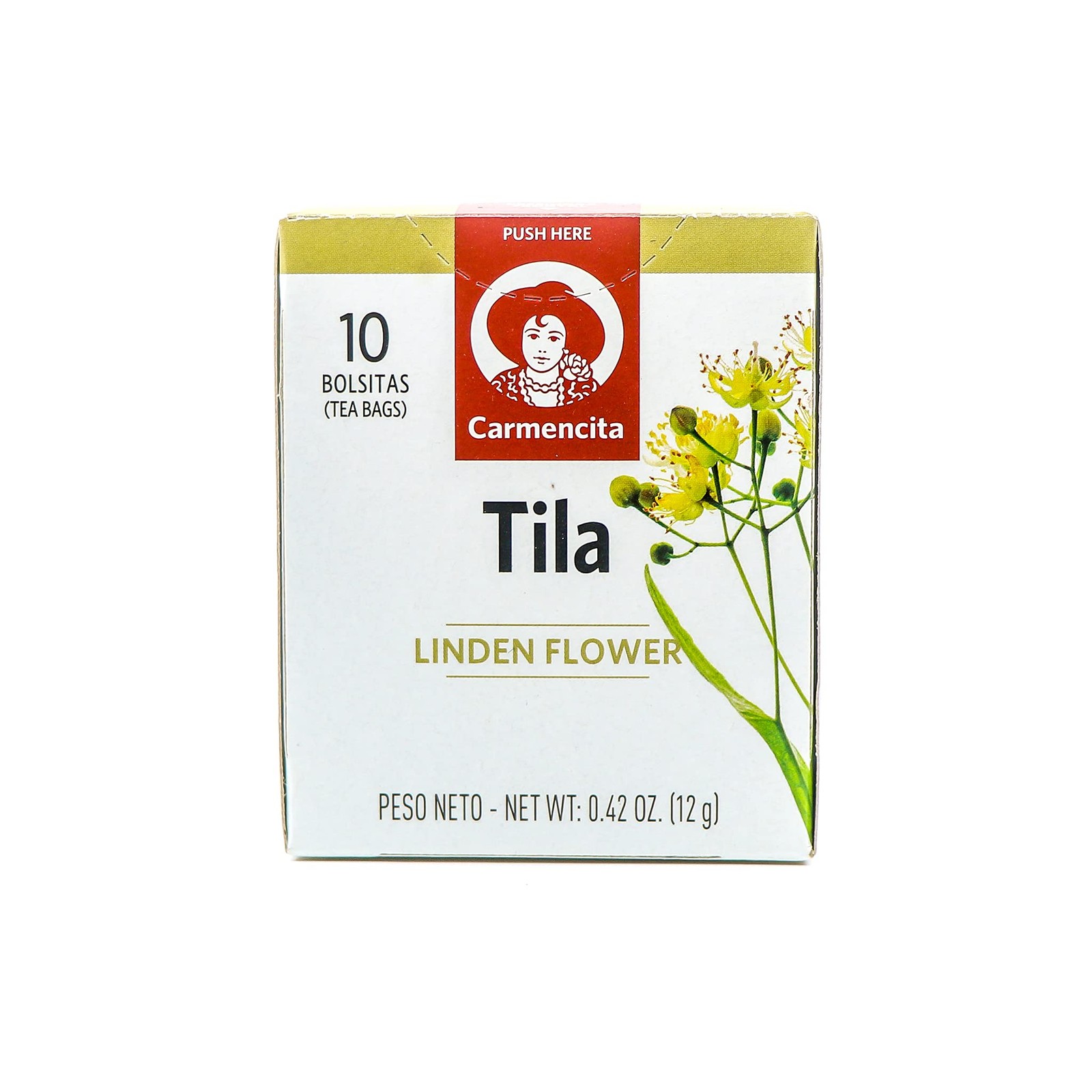 Carmencita Linden Flower Tea Pack of 10 individual tea bags