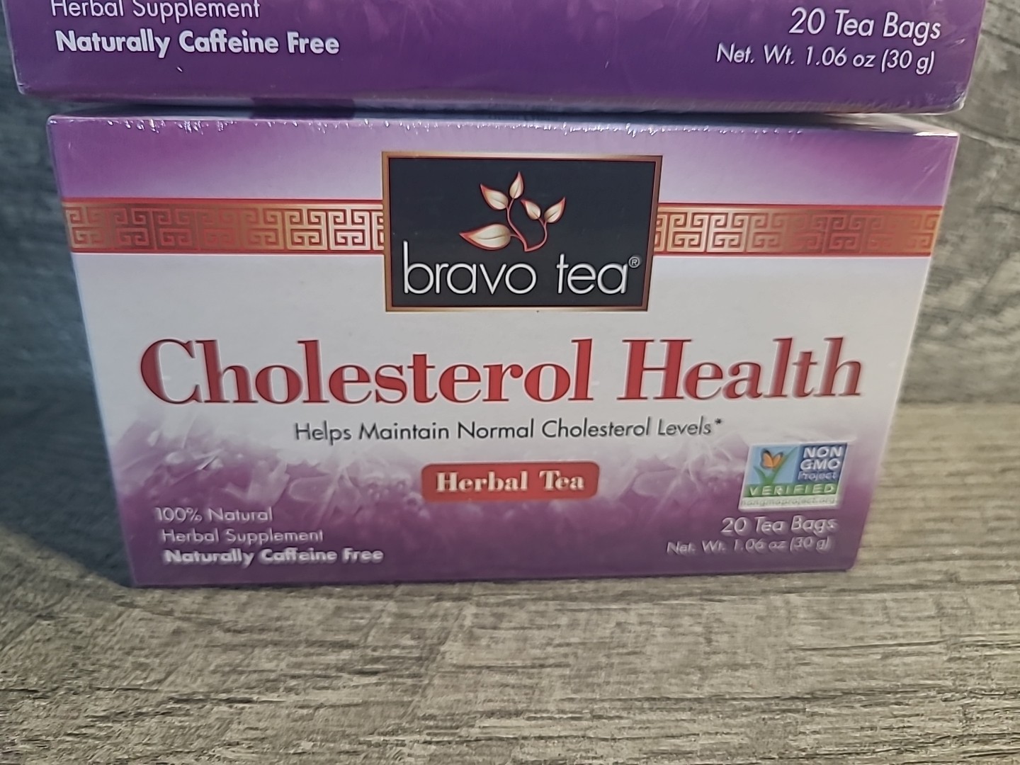 Cholesterol Health Tea 20 Bags By Bravo Tea & Herbs X2 BOXES Expires 9/2027