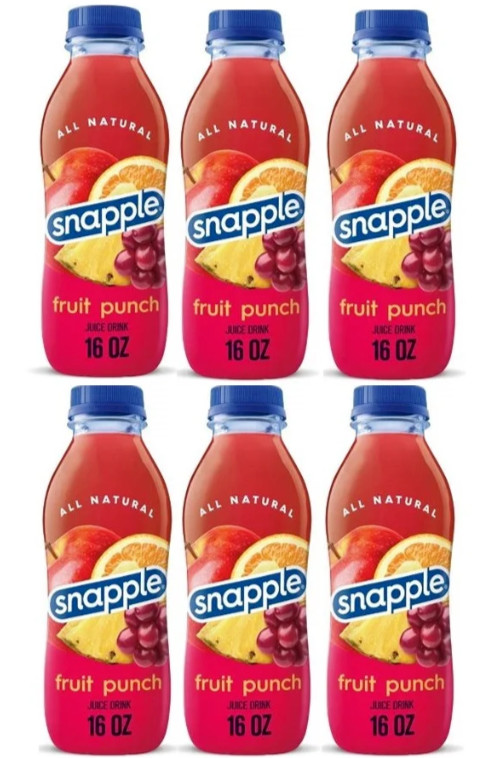 Snapple , Fruit Punch ,6 Pack / 16 fl oz