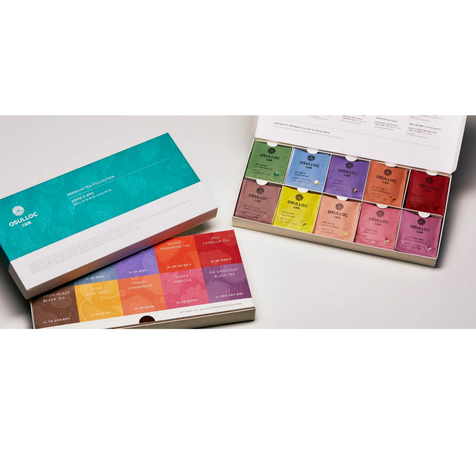 OSULLOC Jeju Master Blended Premium Tea Collection 10 Flavors x 4EA Set