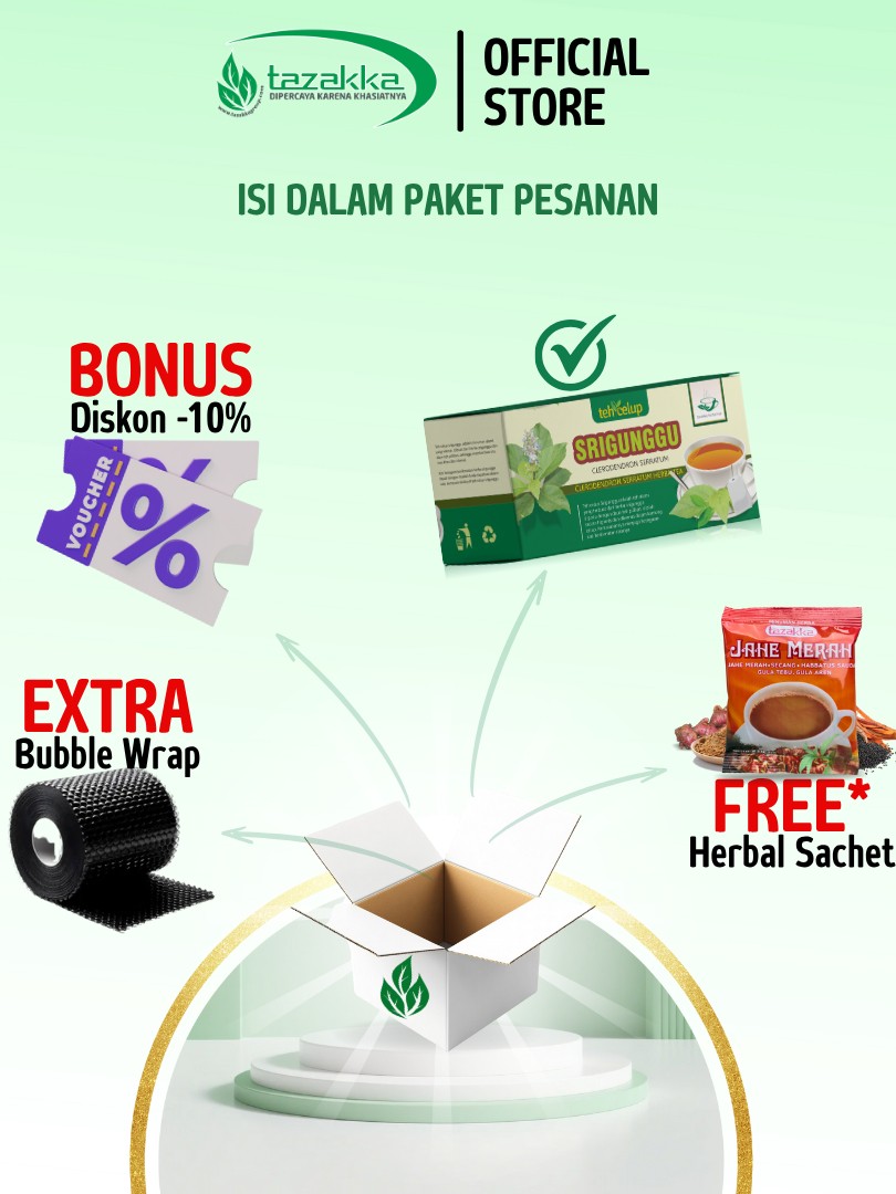 3x Srigunggu herbal tea bags 40g (120g total) bundle, soothing aroma ritual