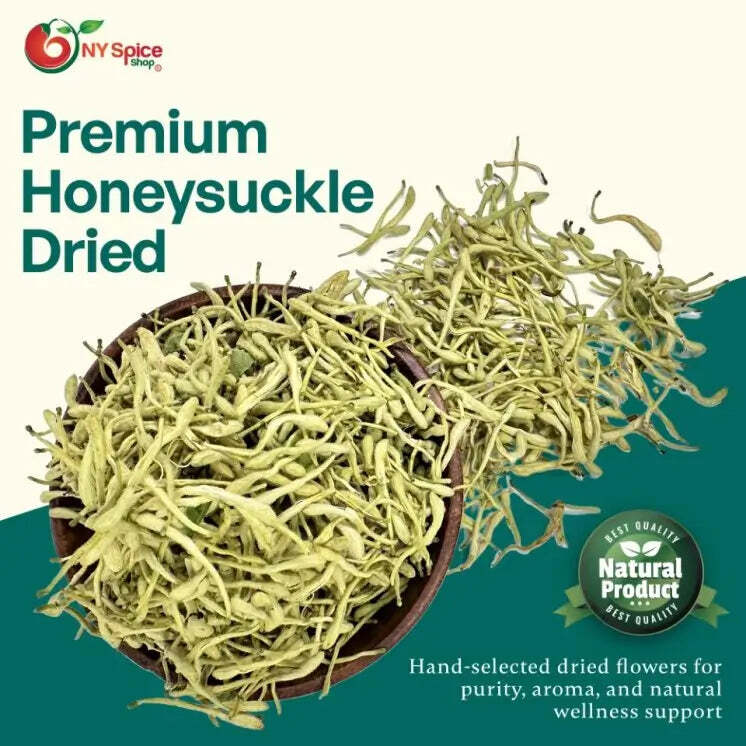 Honeysuckle Flower Tea – Lonicera japonica – Dried Flower – by NY Spice