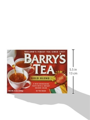 Barry’s Tea Gold Blend Irish, 80 Count (Pack Of 3) (01226422)