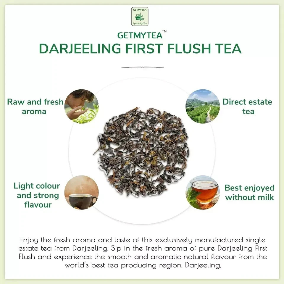 Getmytea Darjeeling Tea 2g x 20 Bags = 40g Grams Free Shipping World Wide