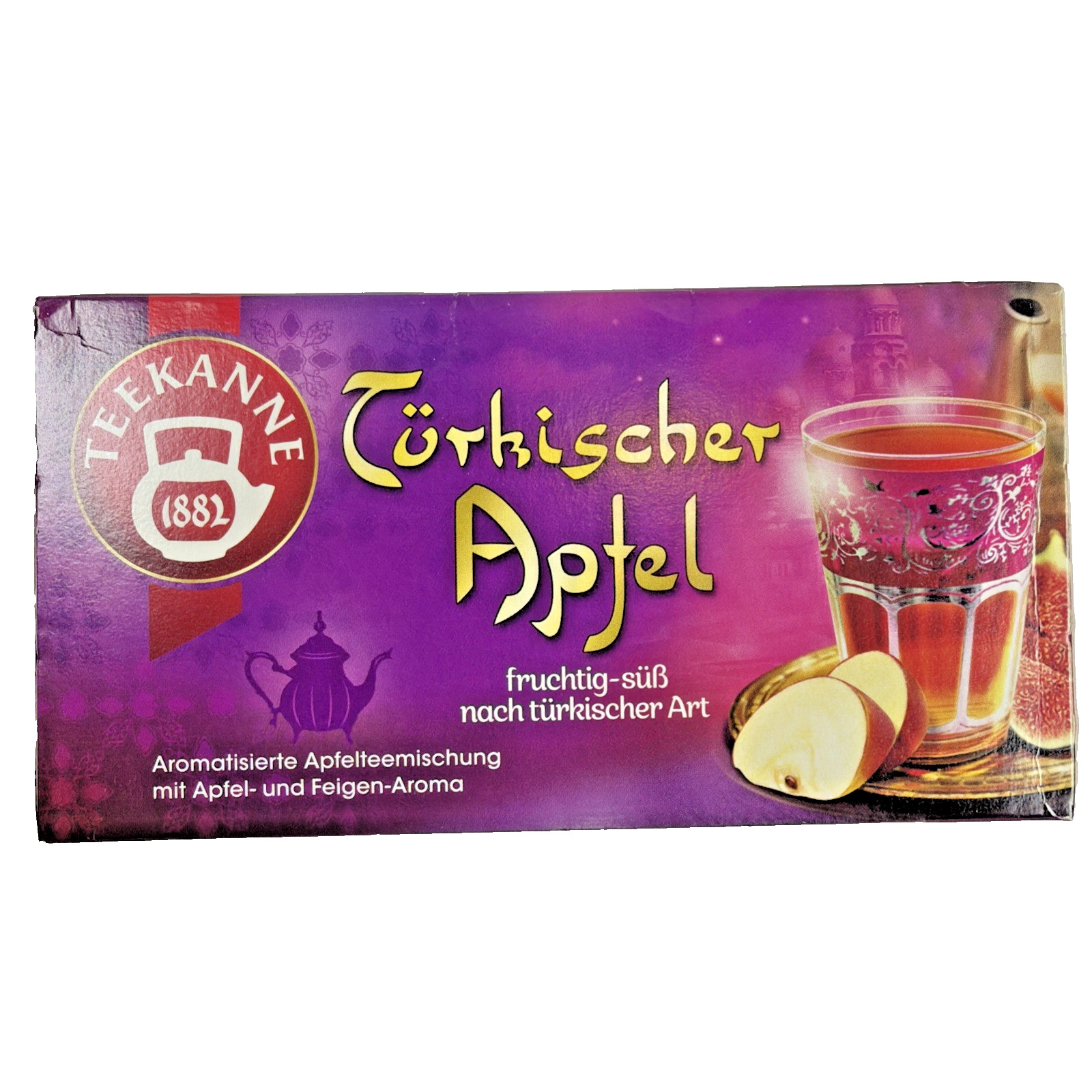 Teekanne tea Turkish Apple – 1 box / 20 tea bags- Tuerkischer Apfel- German