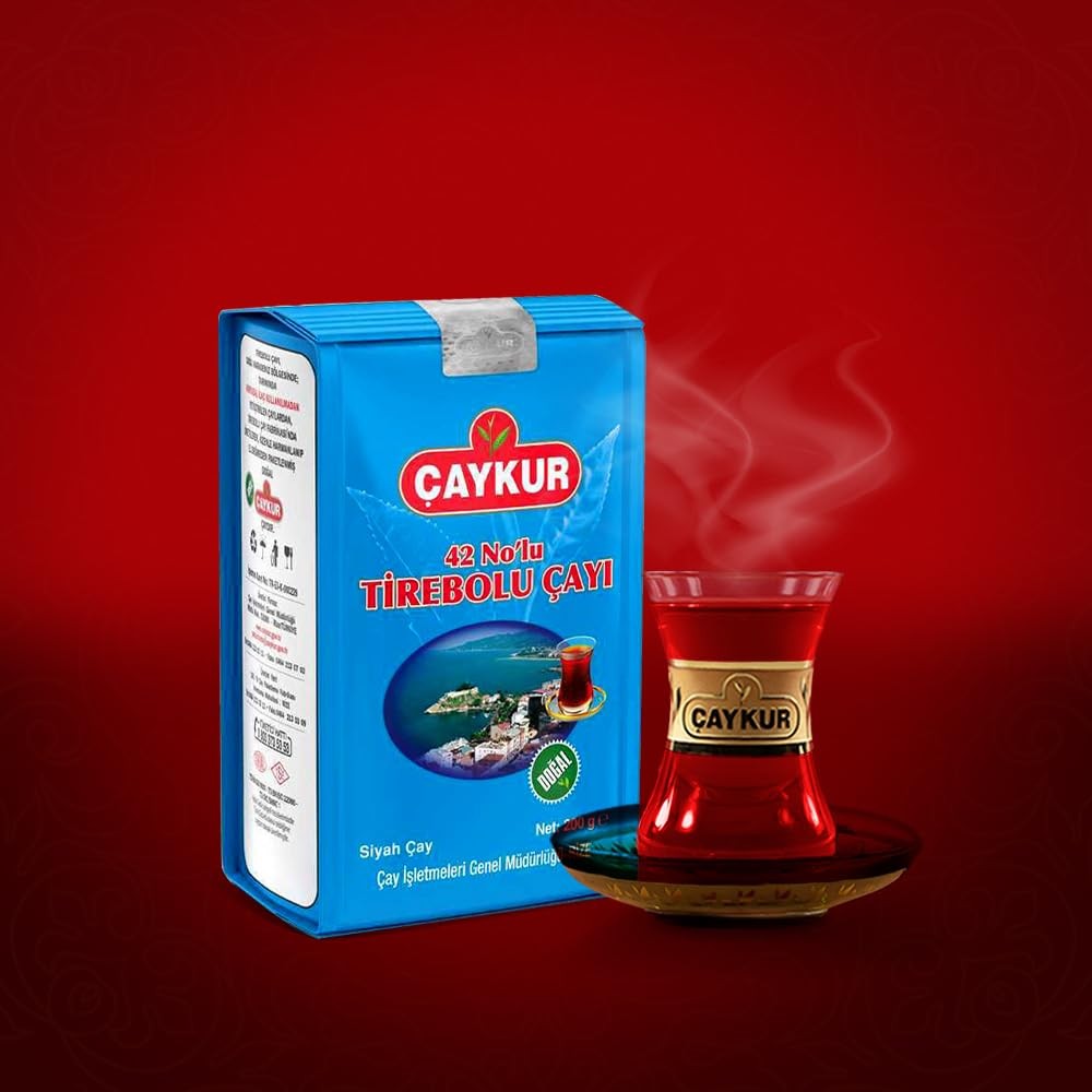 Tirebolu 42 Turkish Black Tea Loose Leaf Premium Breakfast 500g / 17.6 Oz Brew