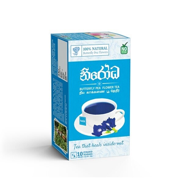 Healthy Tea Nirodha Blue Butterfly Pea Tea (Nil Katarolu Tea) Beauty Drink Fresh