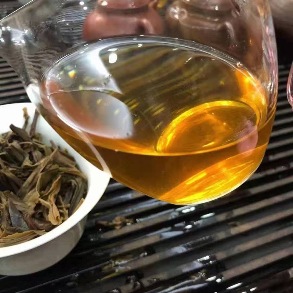 2003 Yunnan Pu’er Tea Banzhang Organic Puer Raw Tea Brick Old Pu-erh Tea 500g